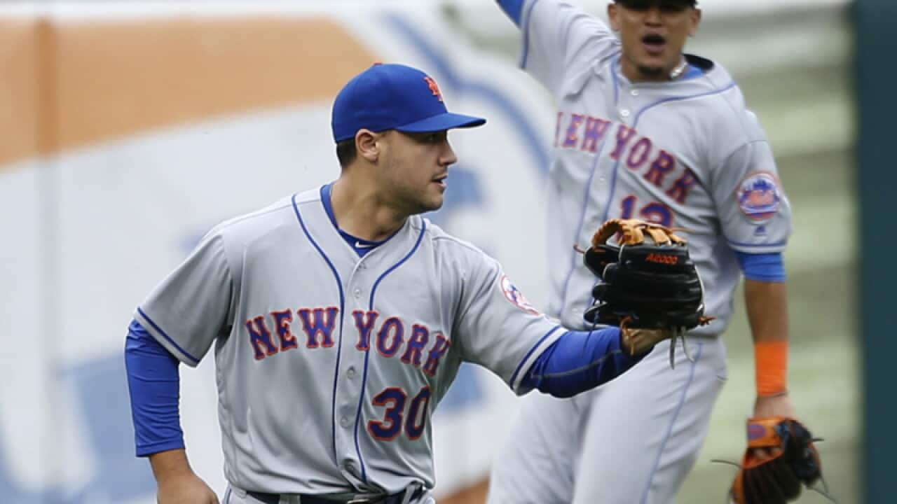 New York Mets left fielder Michael Conforto