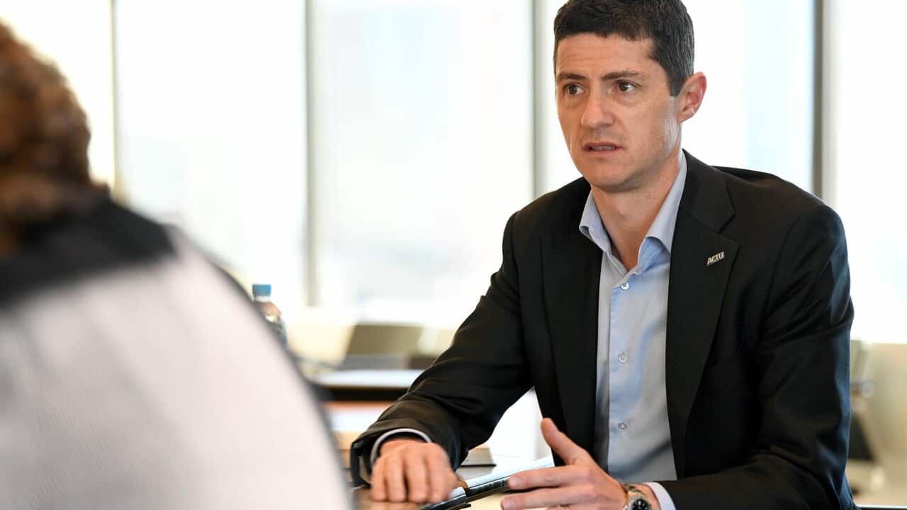 Assistant Secretary of Australian Council of Trade Unions' Liam O'Brien (AAP).jpg