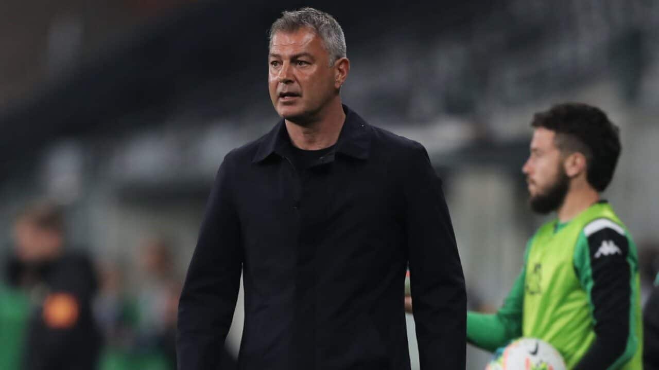 Mark Rudan reacts during a Western United match