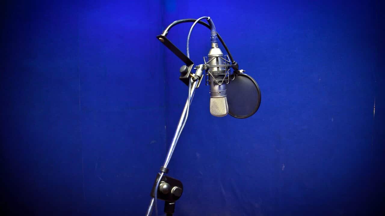 Recording studio setup