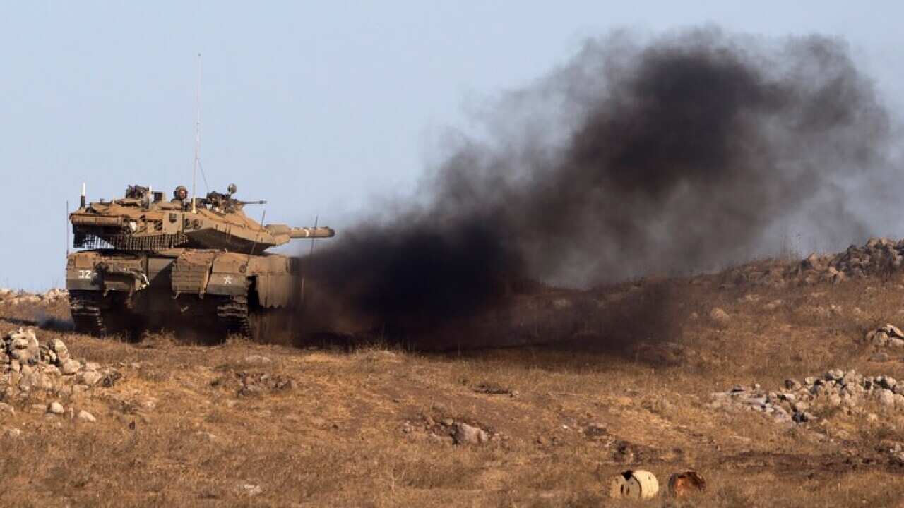 An Israeli Army's 'Merkava' tank