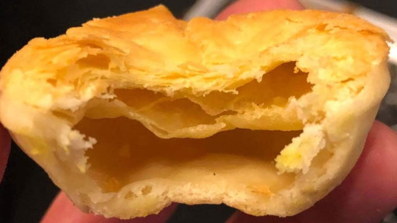 "A meat pie minus the meat, thanks!"