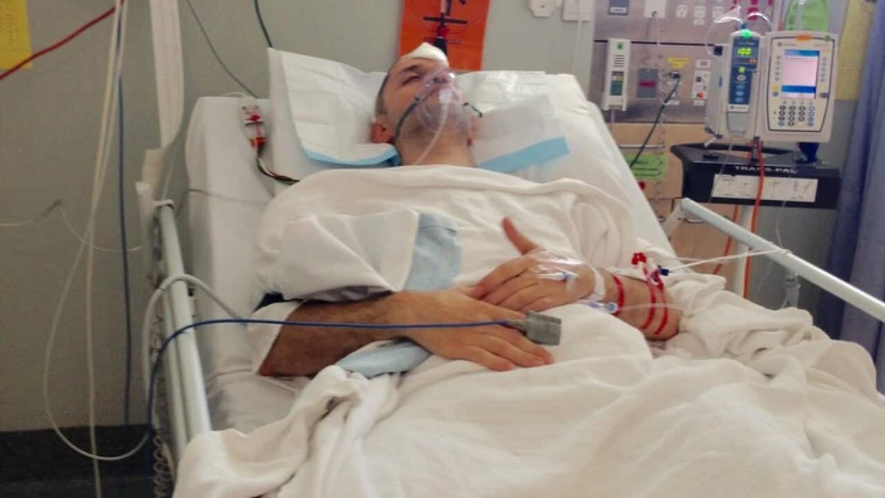 Stroke victim Bill Gasiamis