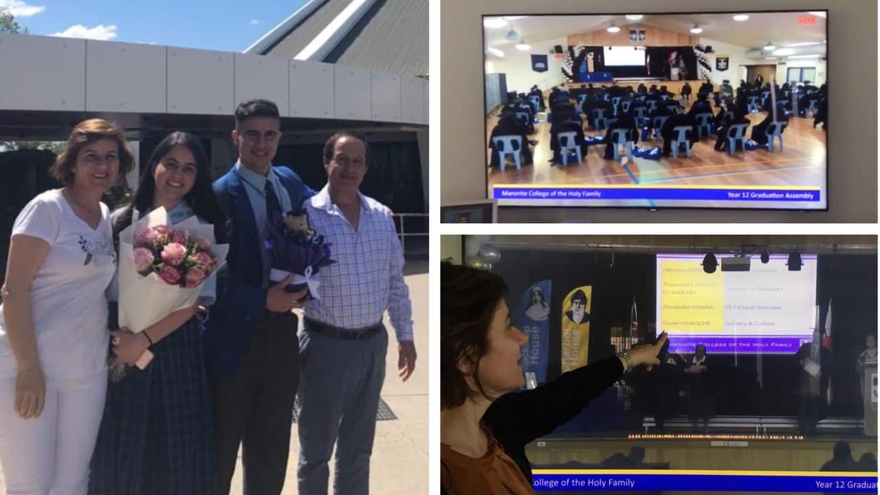 Fayrouz Hawash family attended the cermony virtually