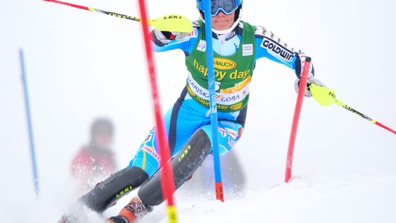 Frida Hansdotter in action