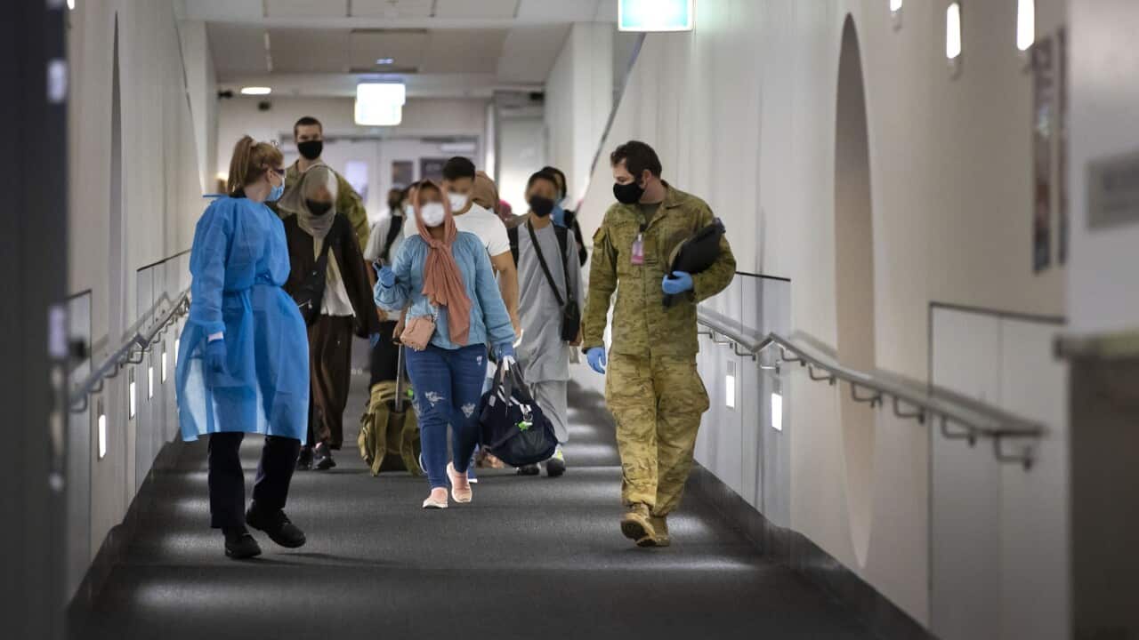 Afghan refugees arriving in Australia