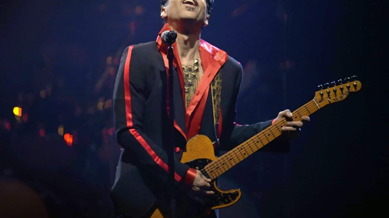 US musician Prince in Antwerp