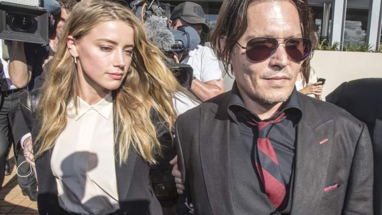 Amber Heard and Johnny Depp