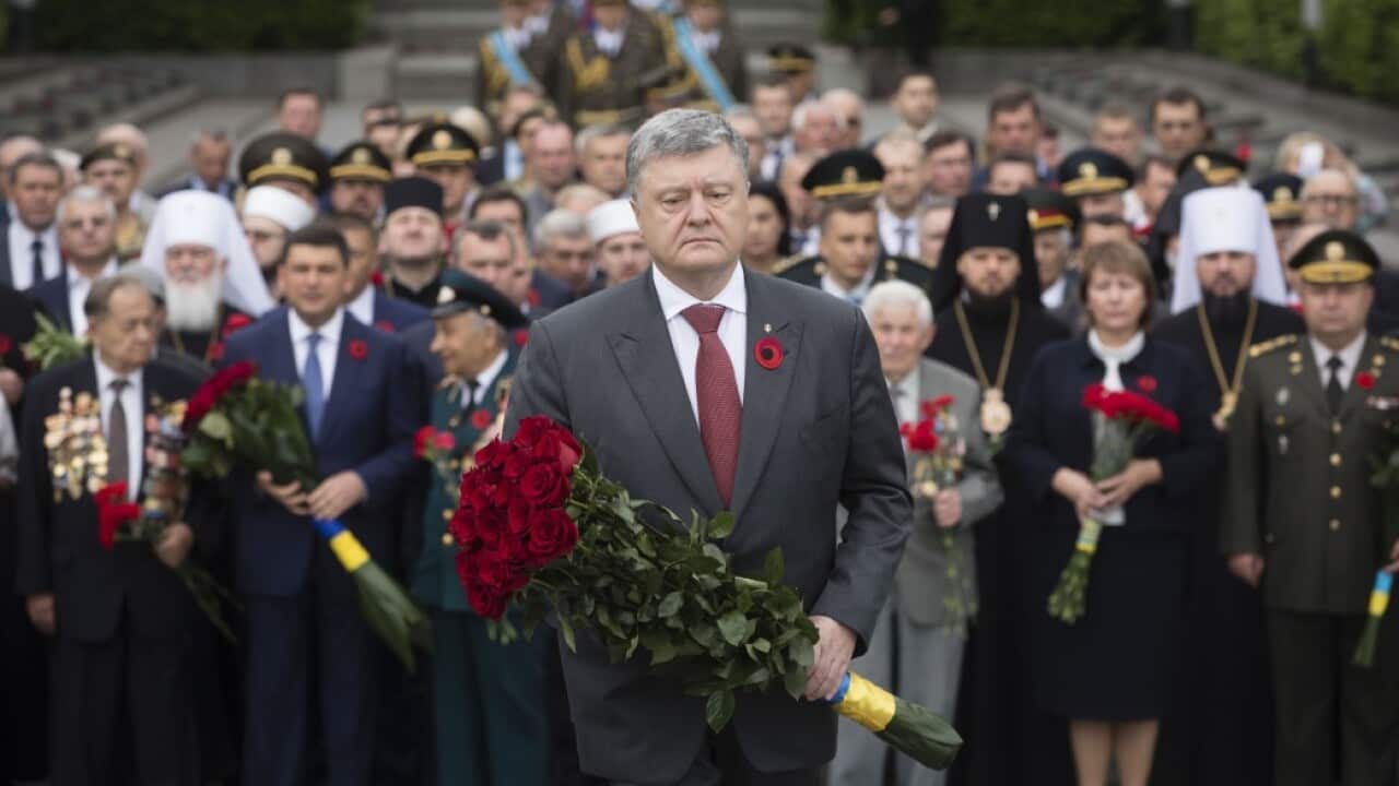 Mr Poroshenko, 9 May 2018.