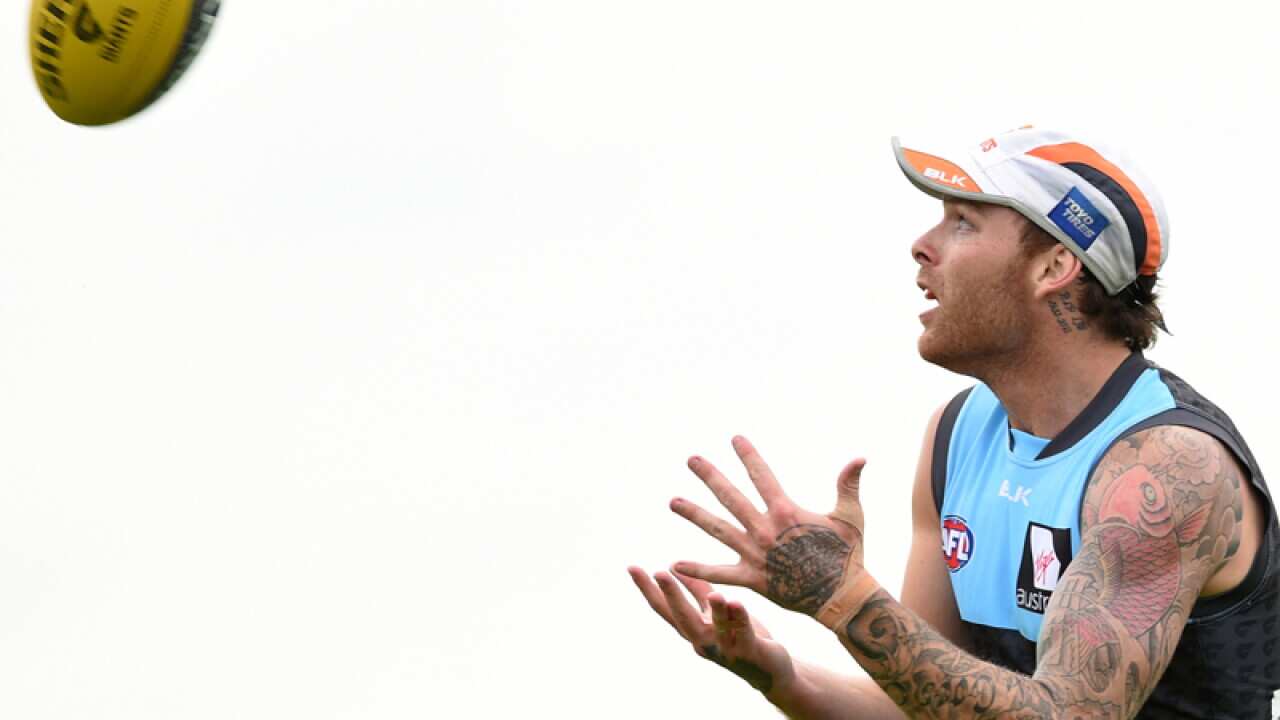 Greater Western Sydney Giants AFL player Nathan Wilson