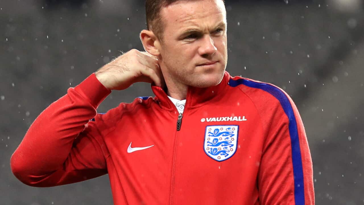 England's Wayne Rooney during a walkaround at Stadion Stozice