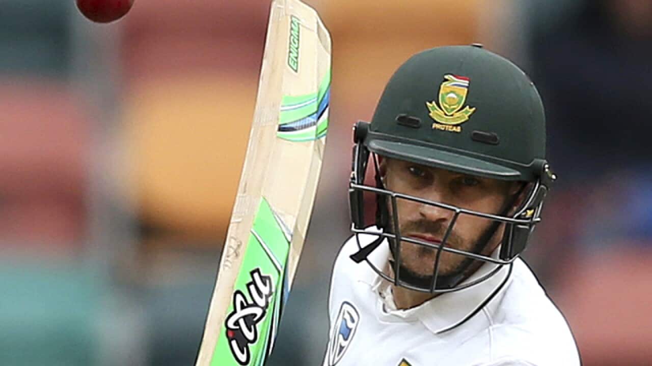 South African captain Faf du Plessis