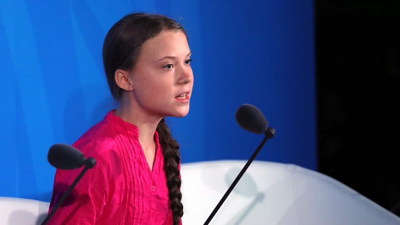 Greta Thunberg addresses world leaders at the UN.