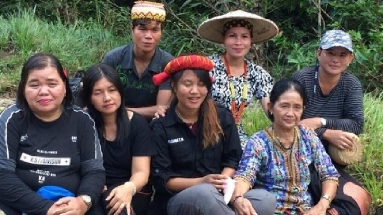 Kalimantan indigenous people of Liu Mulang.