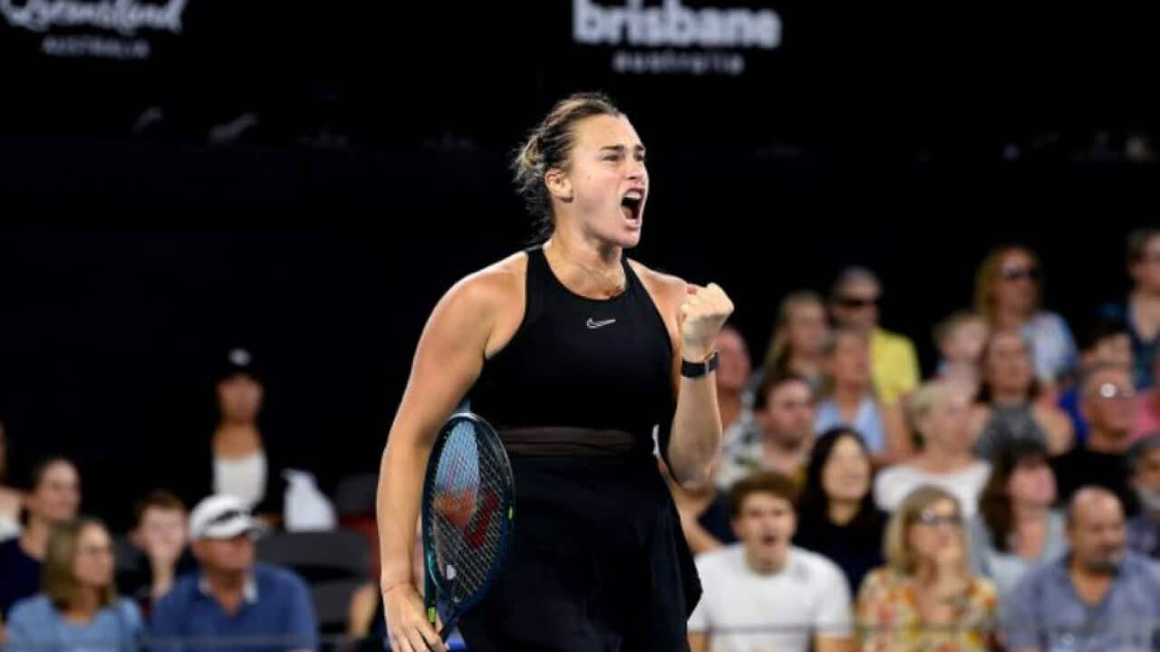 Aryna Sabalenka will open her 2025 season at the Brisbane International. (Getty Images).jpg