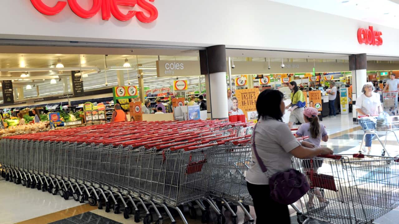 A Coles supermarket in Sydney