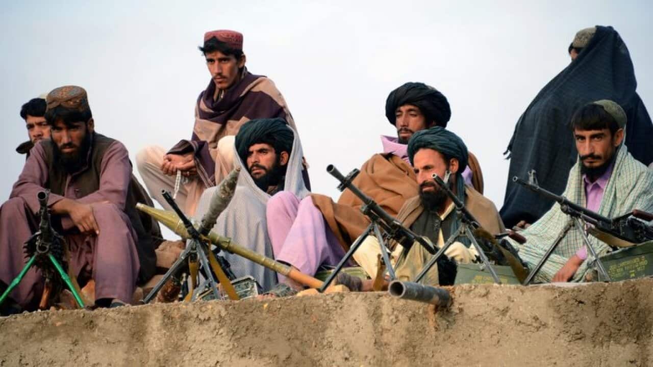 Afghan Taliban fighters