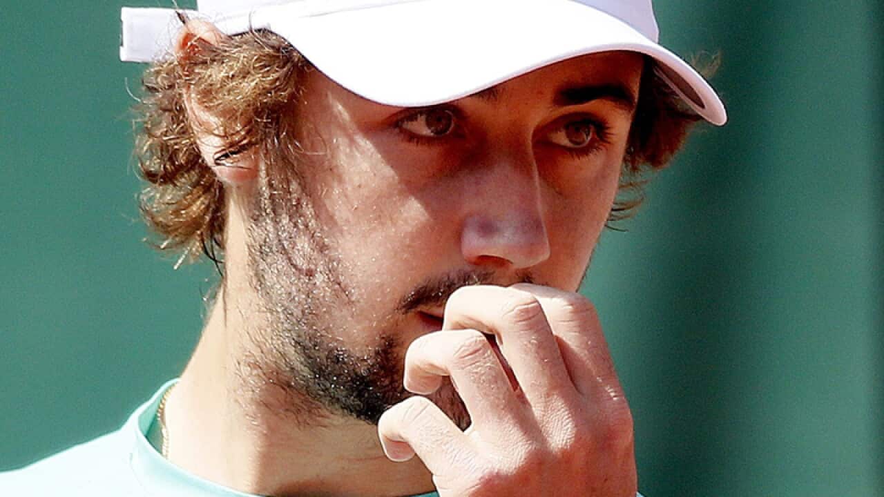 Jordan Thompson of Australia at Roland Garros