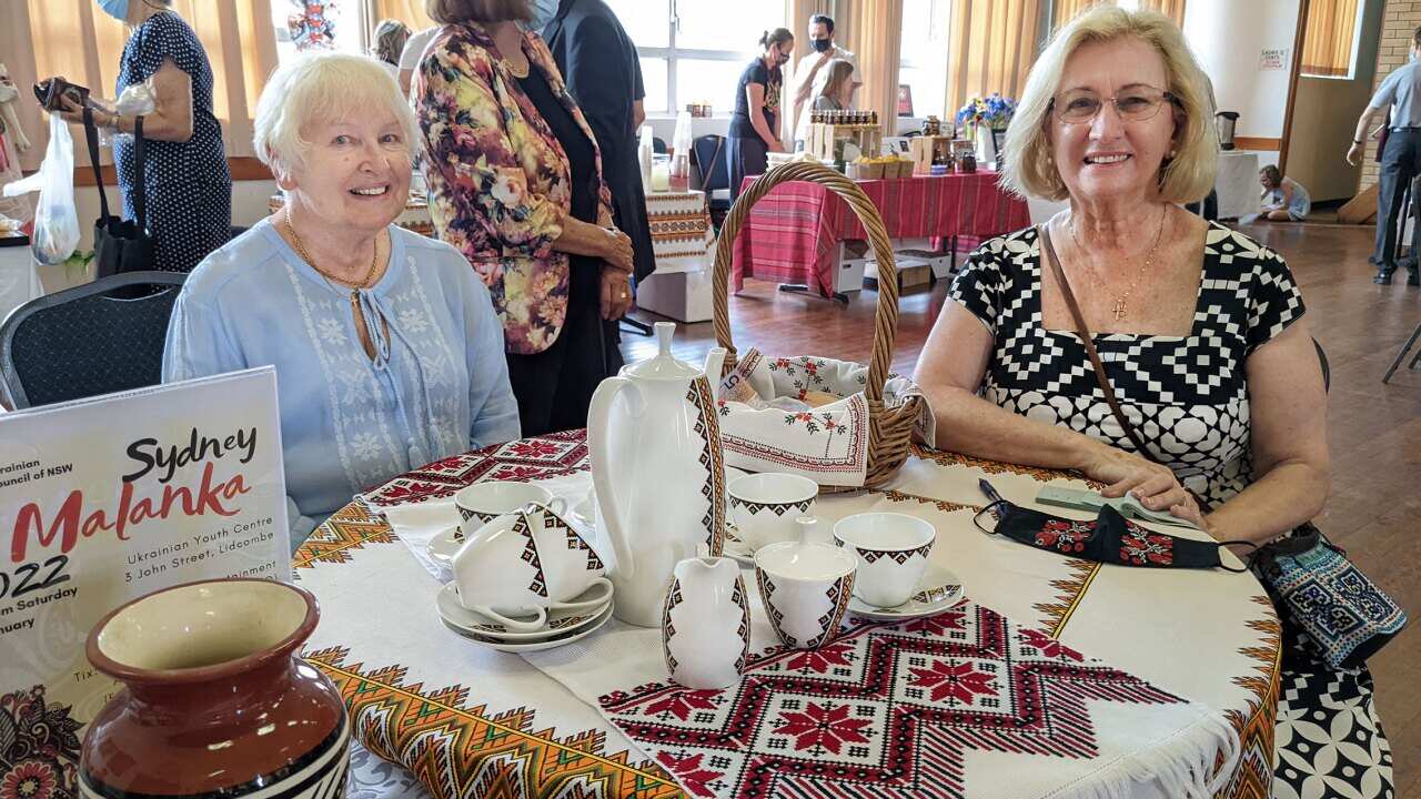 2021 Ukrainian Christmas market in Sydney.