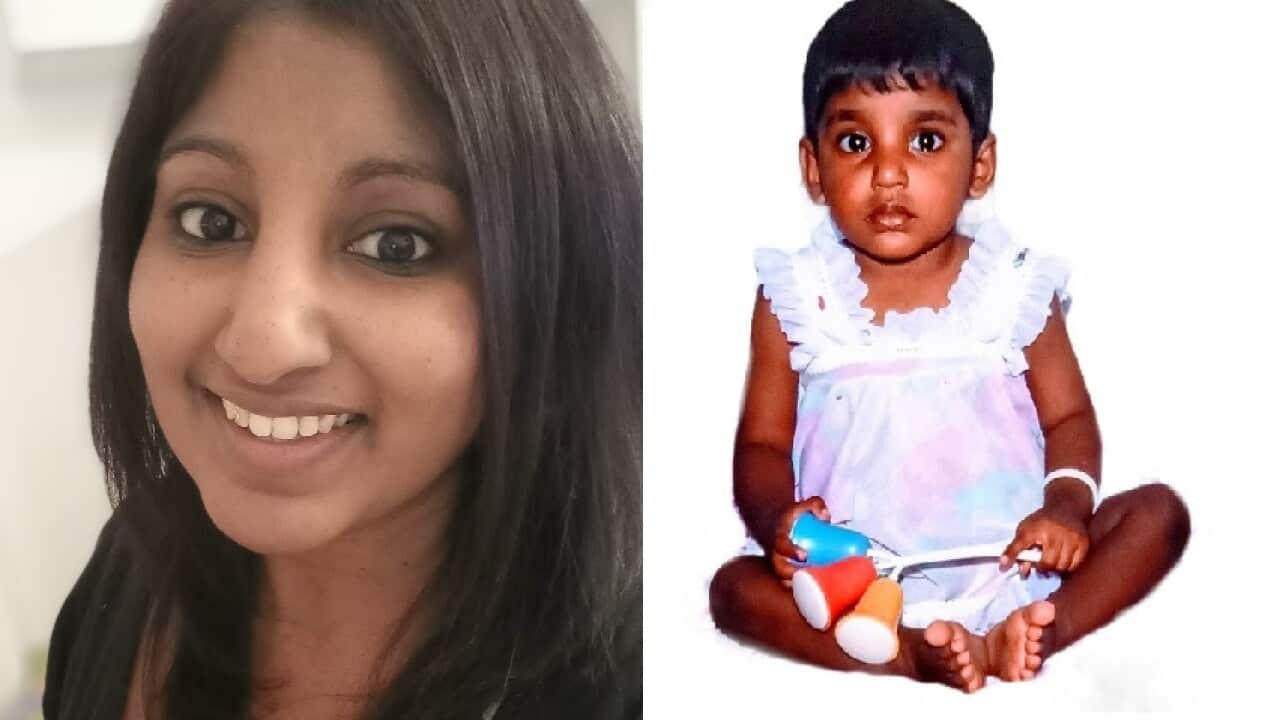 Indian woman searching for mother