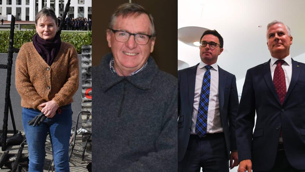 Melinda Plesman's Nymboida home was gutted by bushfires and Peter Holding has been on the forefront of battling blazes. They say Canberra has let them down.