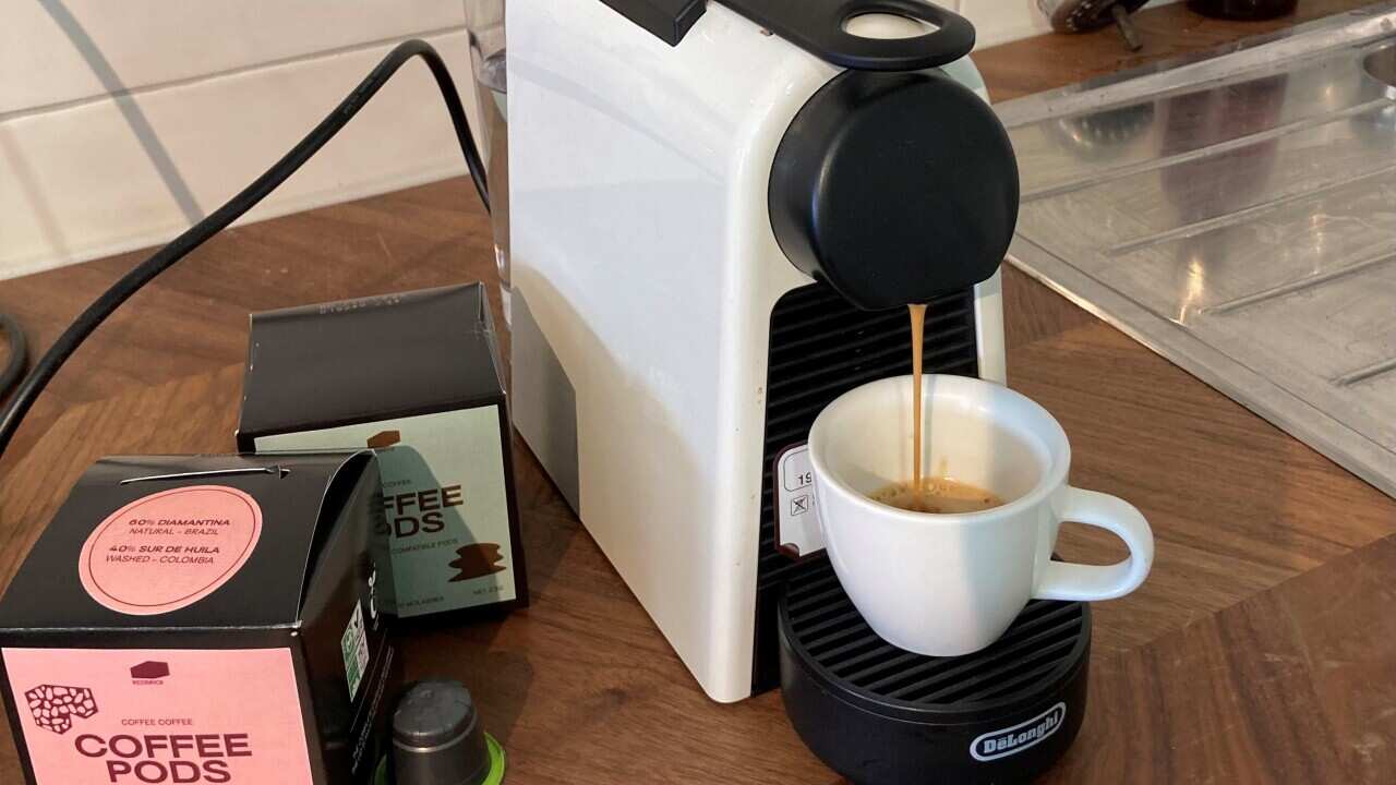 capsule coffee machine (Photo by Toshiyuki Ishiwata)