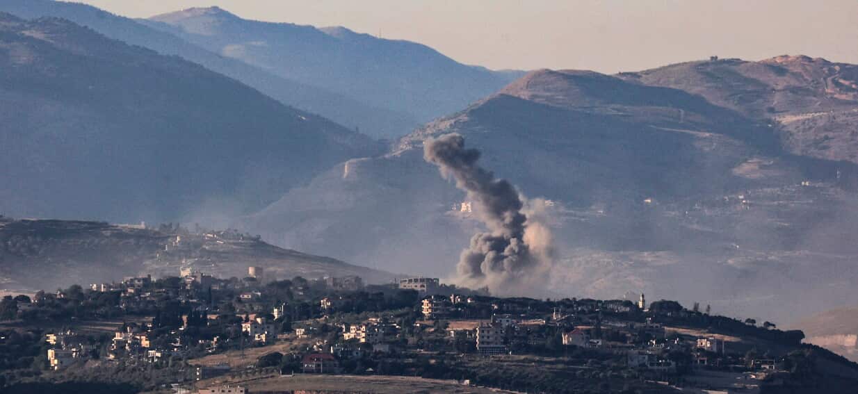 Israel orders troops further into Lebanon following day of heavy fire by Hezbollah
