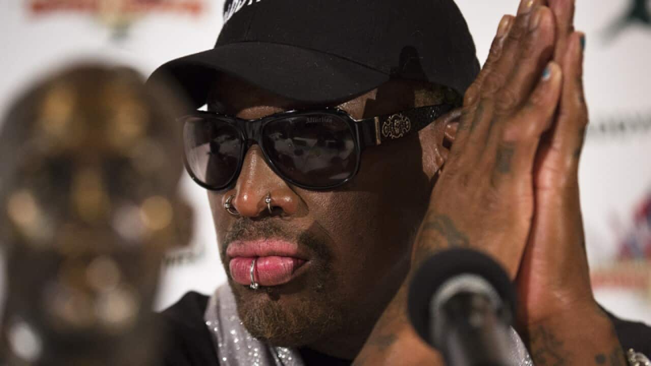 Former basketballer Dennis Rodman