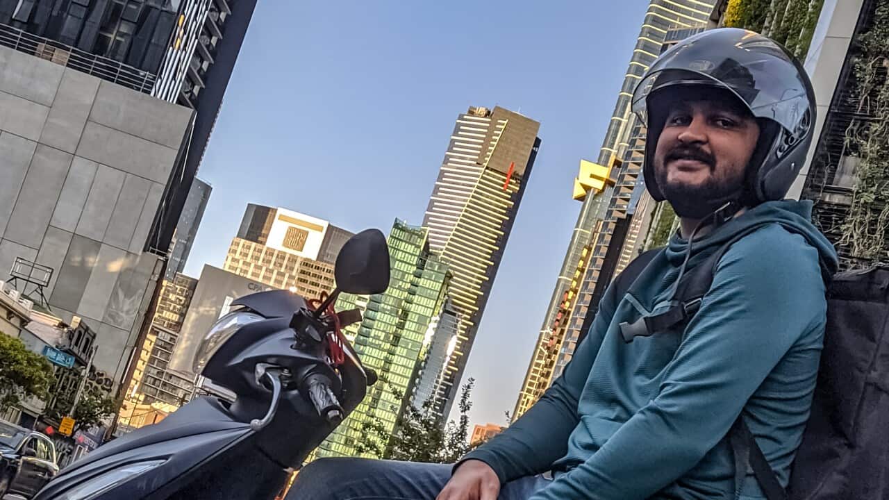 Abhishek Dalvi has been working as a food delivery rider for a year now