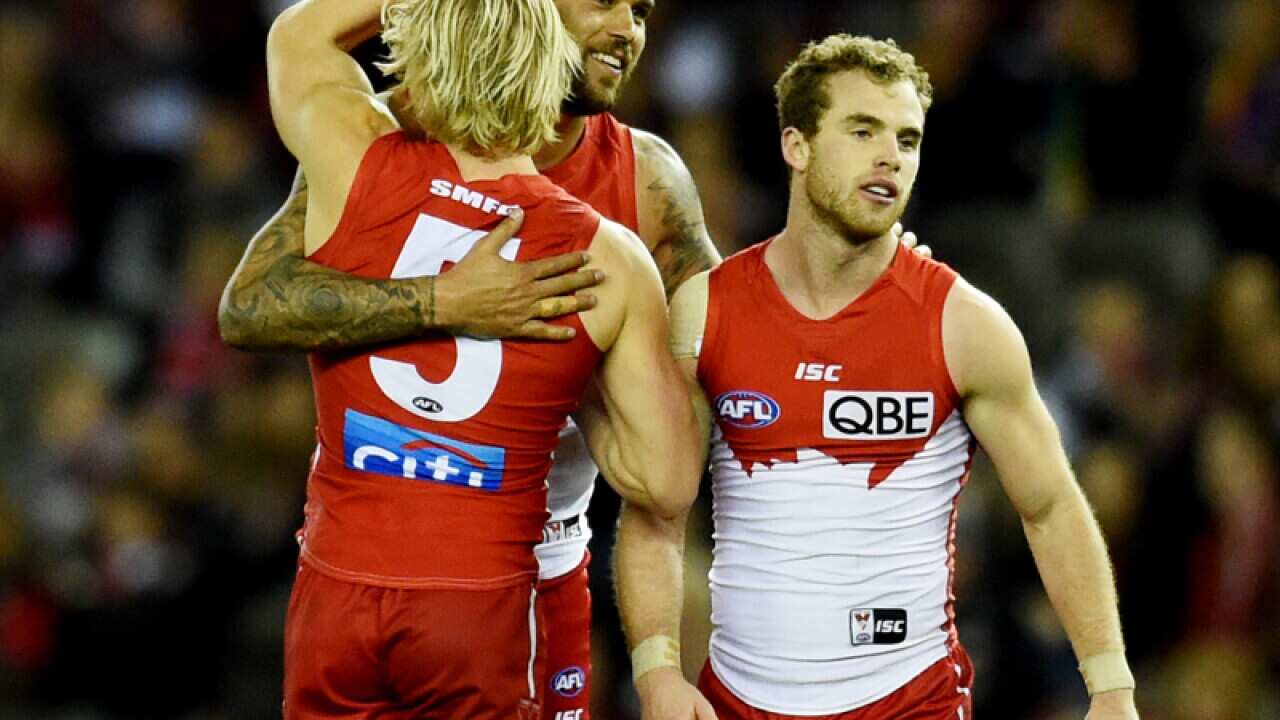 Lance Franklin of the Swans
