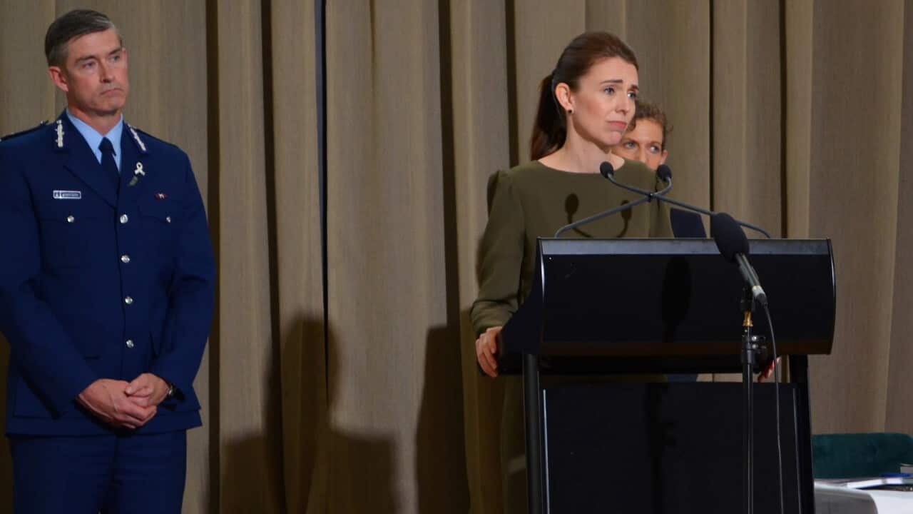 New Zealand Prime Minister Jacinda Ardern speaks during a press conference in Wellington on December 8, 2020