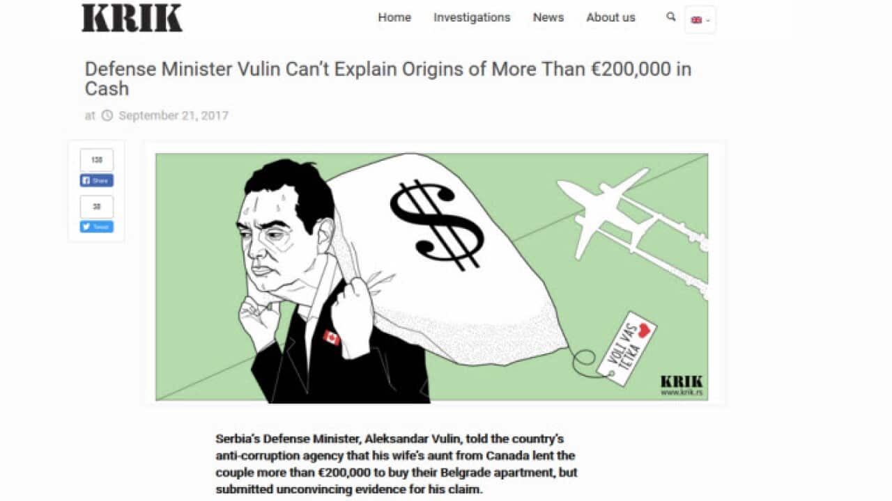 Minister Vulin blames wife’s aunt from Canada