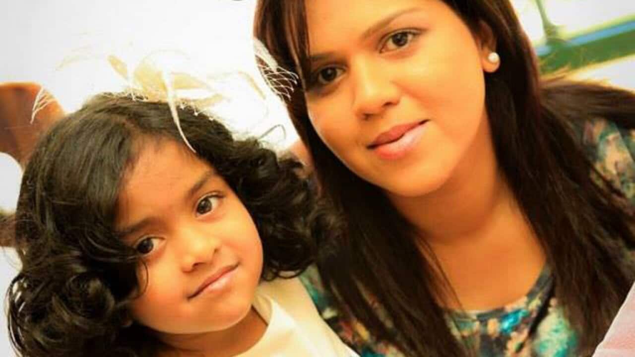 Manik Suriaaratchi (right) and her 10-year-old daughter, Alexendria