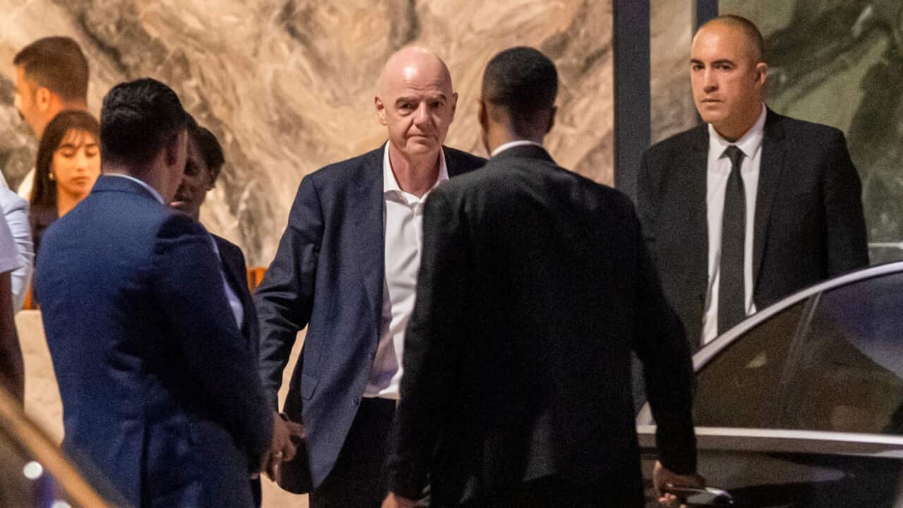 APTOPIX Morocco FIFA Infantino Soccer