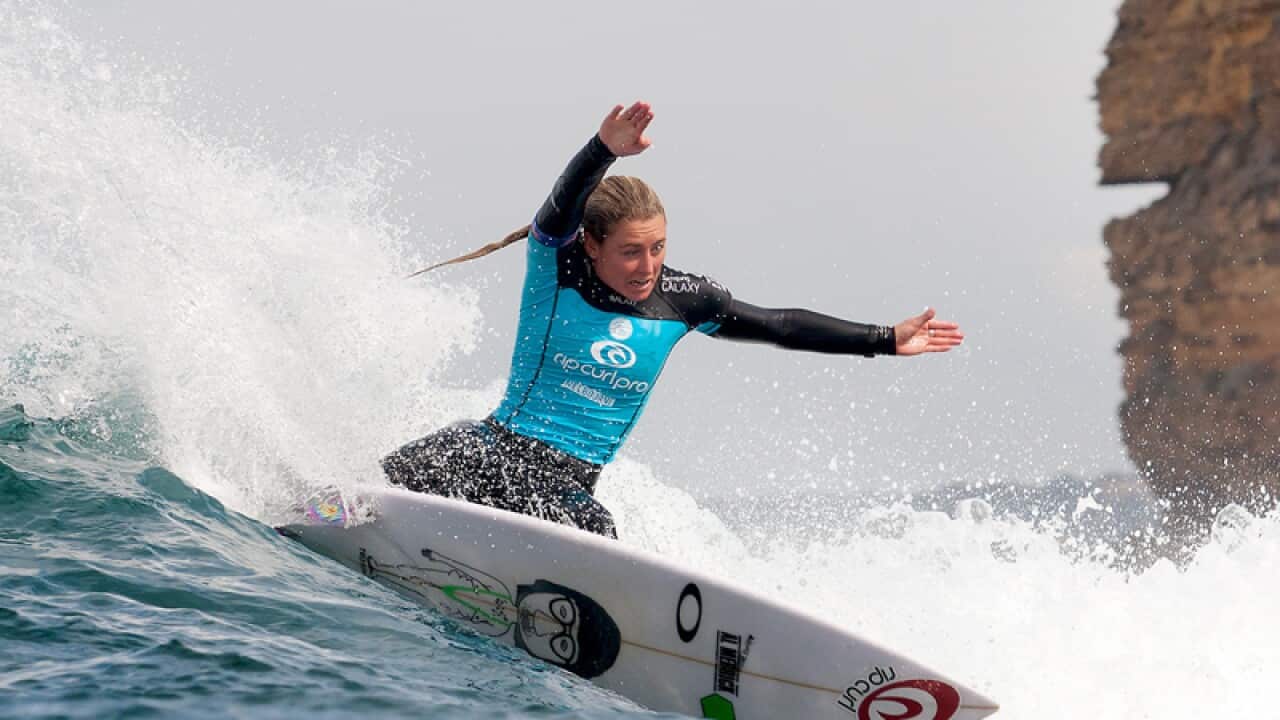 Australian surfer Nikki van Dijk