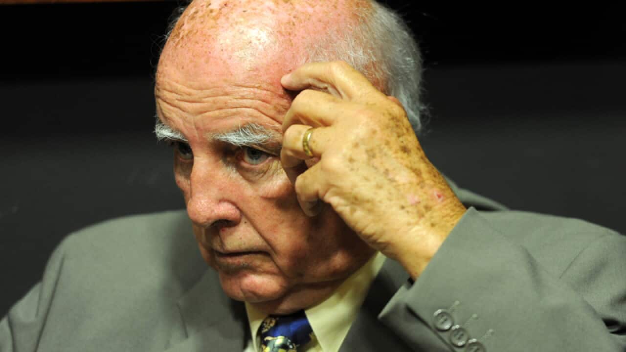 Former grand slam tennis doubles champion Bob Hewitt