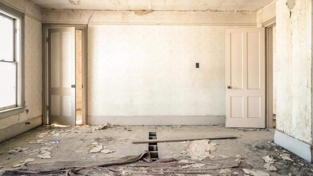 File photo of a renovation site