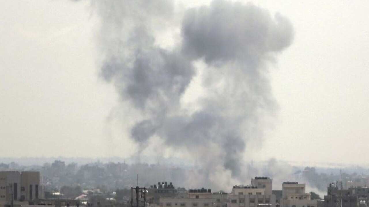 Israel strikes Gaza city
