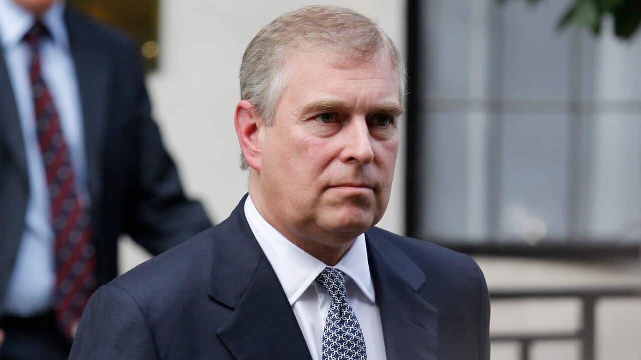 Queen Elizabeth II's second son, Prince Andrew.