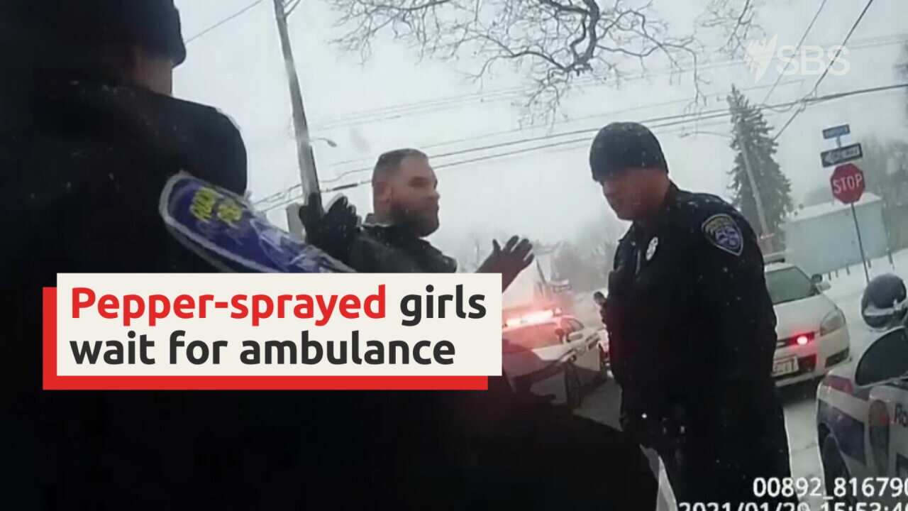 Video captures pepper-sprayed girl's wait for ambulance