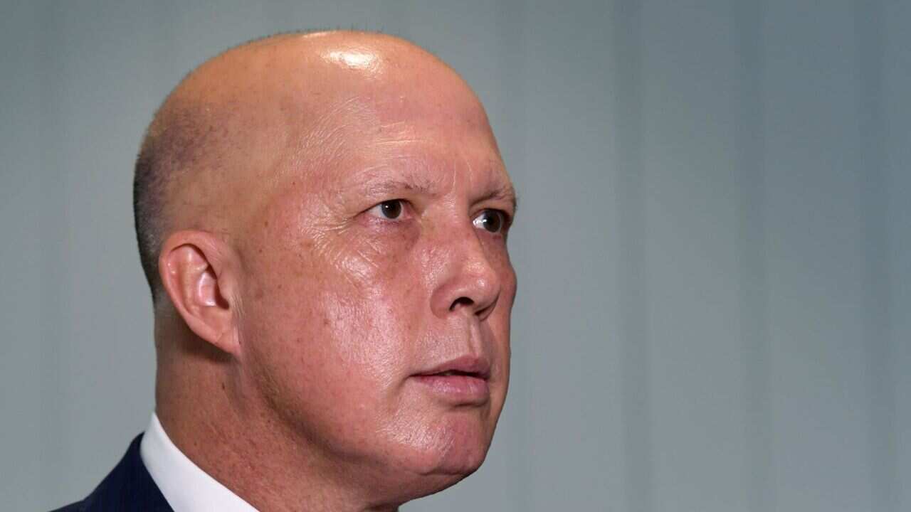 Defence Minister Peter Dutton