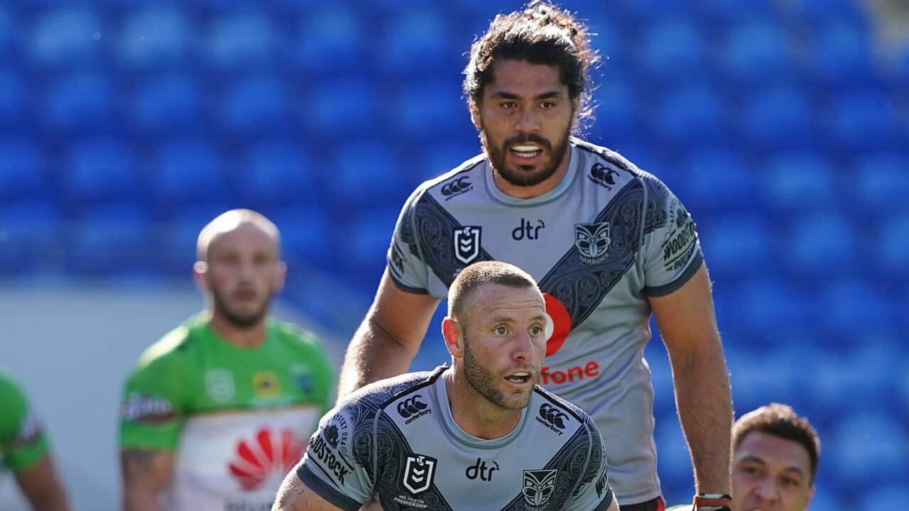 Blake Green of the Warriors during a match against the Canberra Raiders on the Gold Coast in March (AAP)