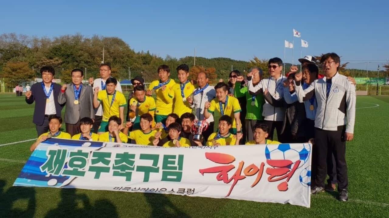 Korean community soccer squad in Sydney