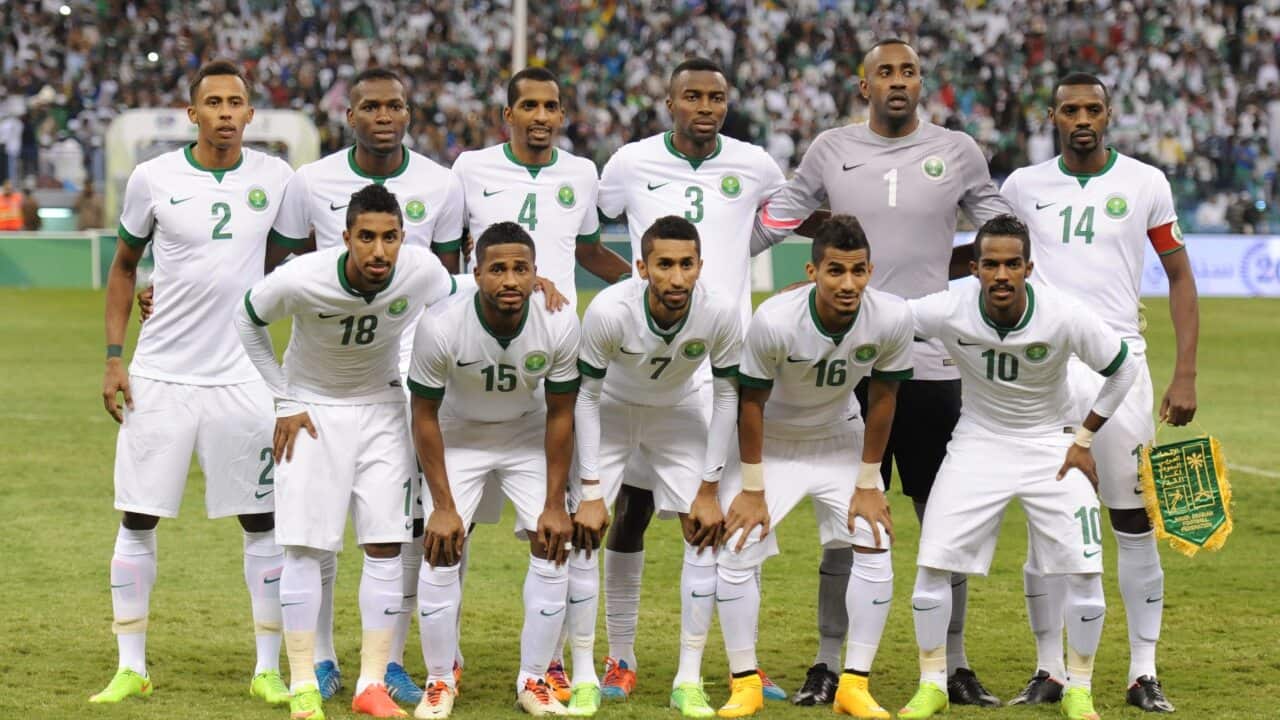 Saudi Arabia's starting eleven
