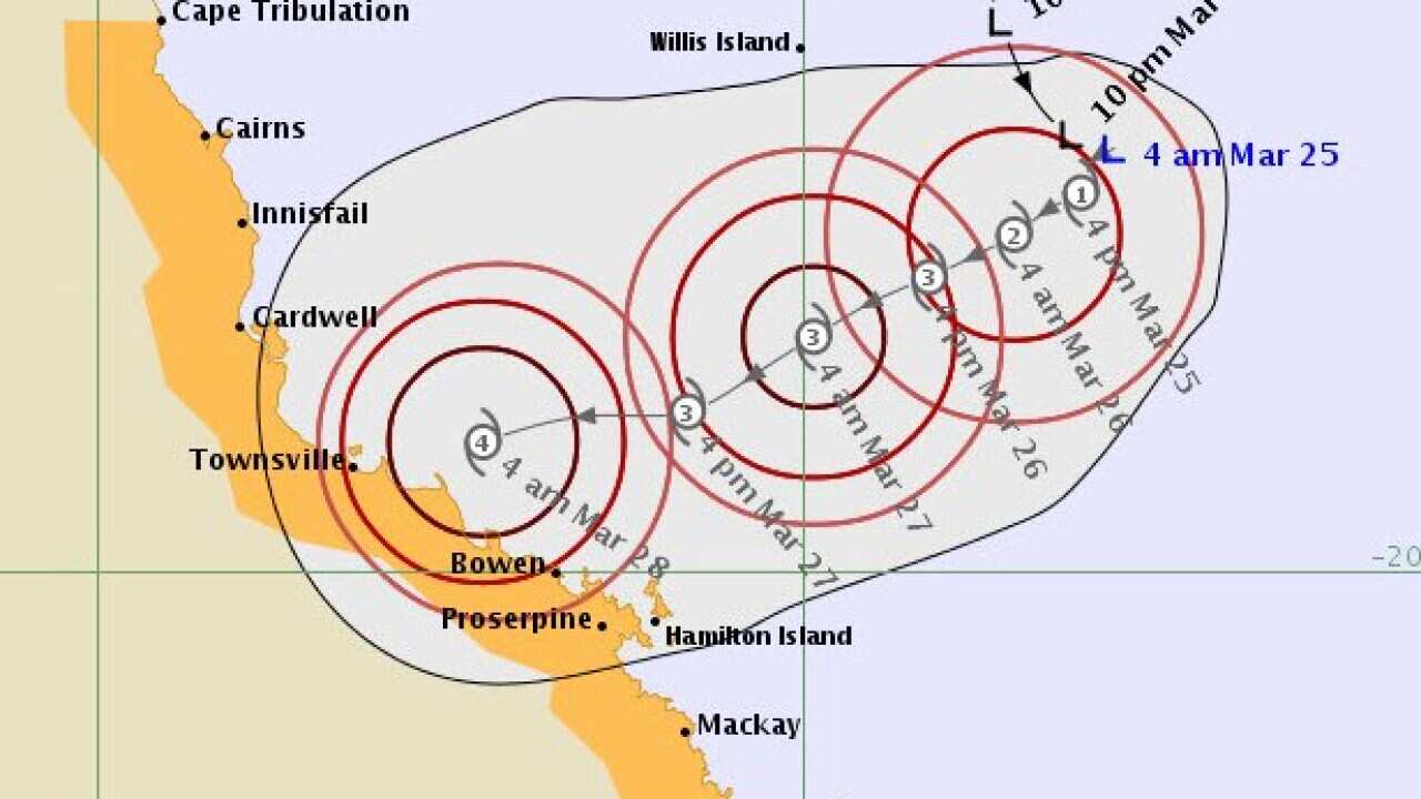 A Category 4 cyclone is prediceted in FNQ