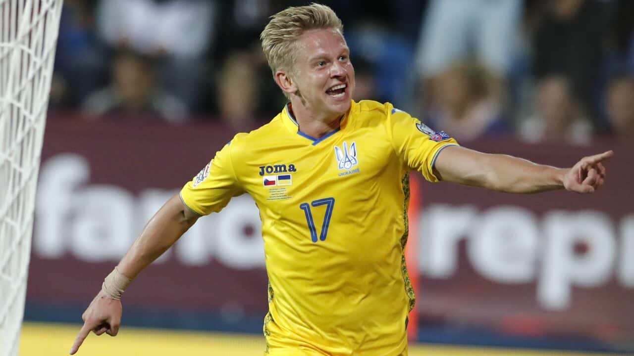 Ukraine Oleksandr Zinchenko Czech Republic UEFA Nations League