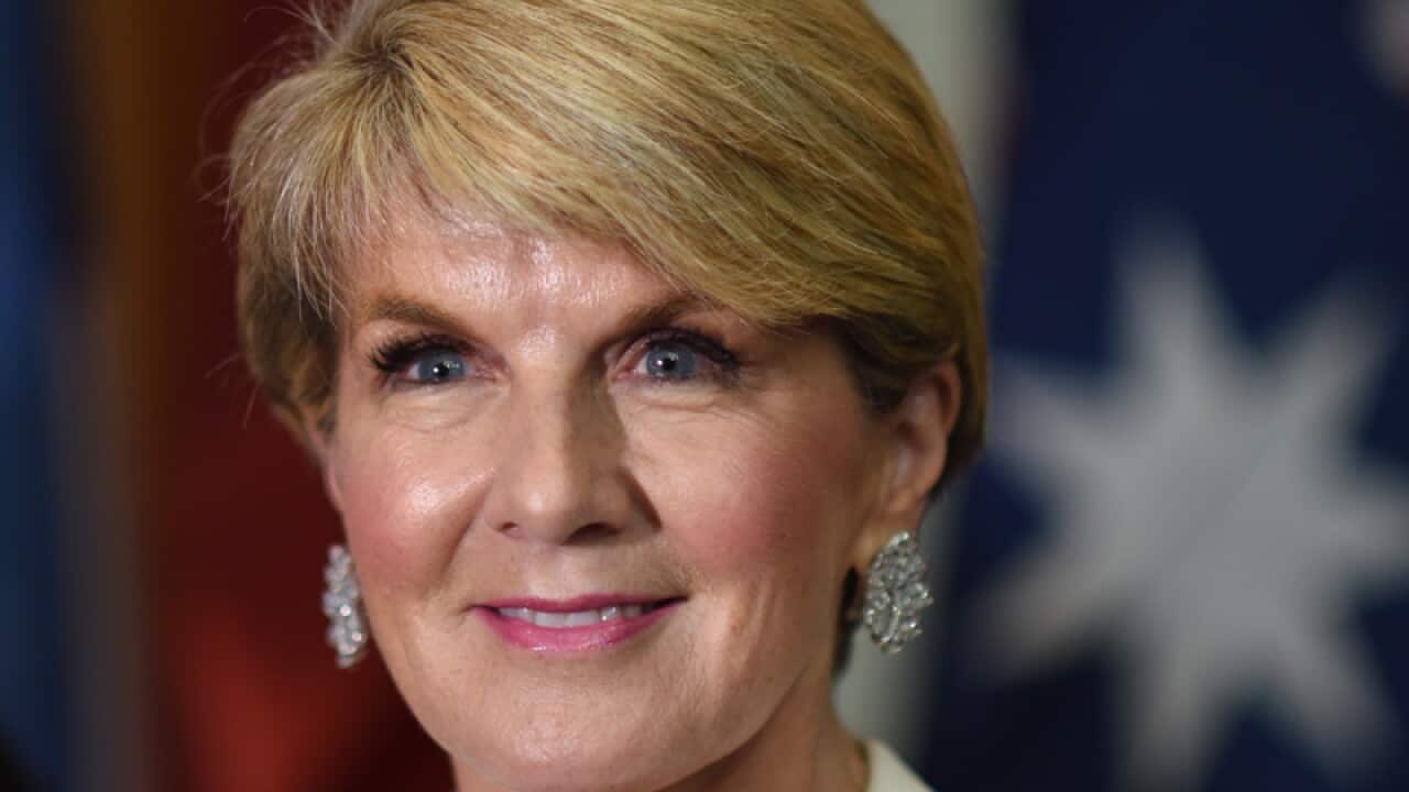 Foreign Minister Julie Bishop