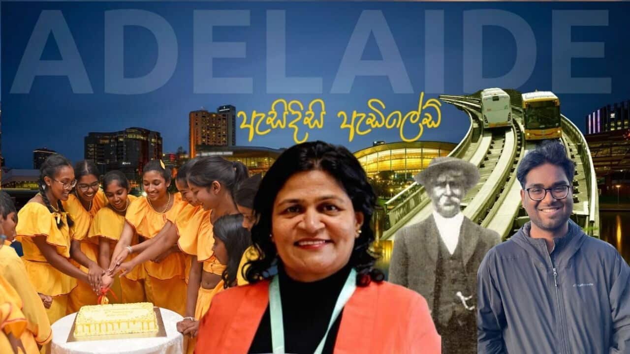 SBS Sinhala Asidisi Adelaide August cover Kumudini Silva Sidath Chandrasena Kalu Appu Muthuhara O-bahn busway.jpg