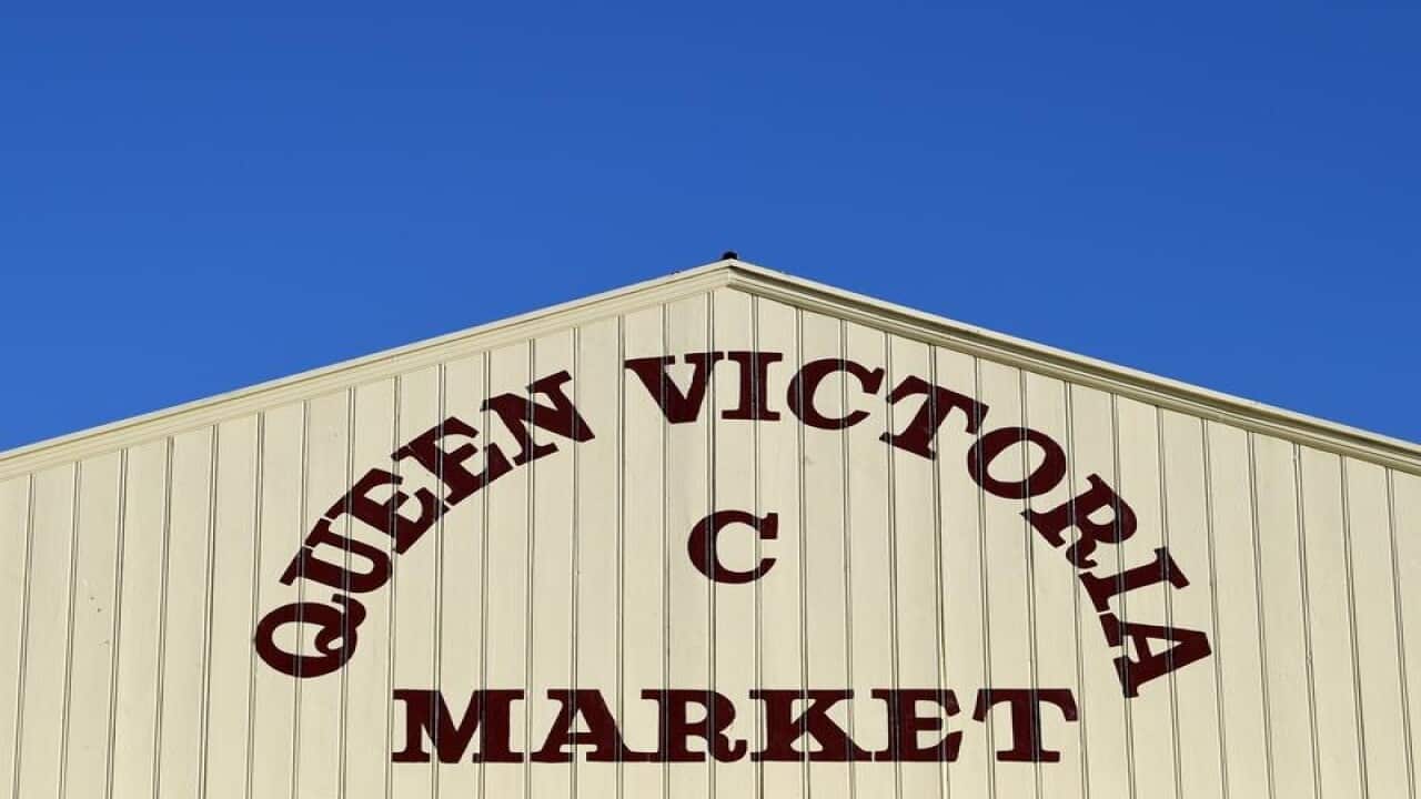 Signage at the Queen Victoria Market in Melbourne