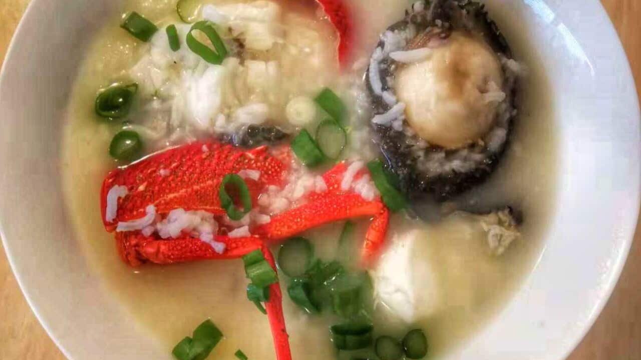 LOBSTER RICE SOUP